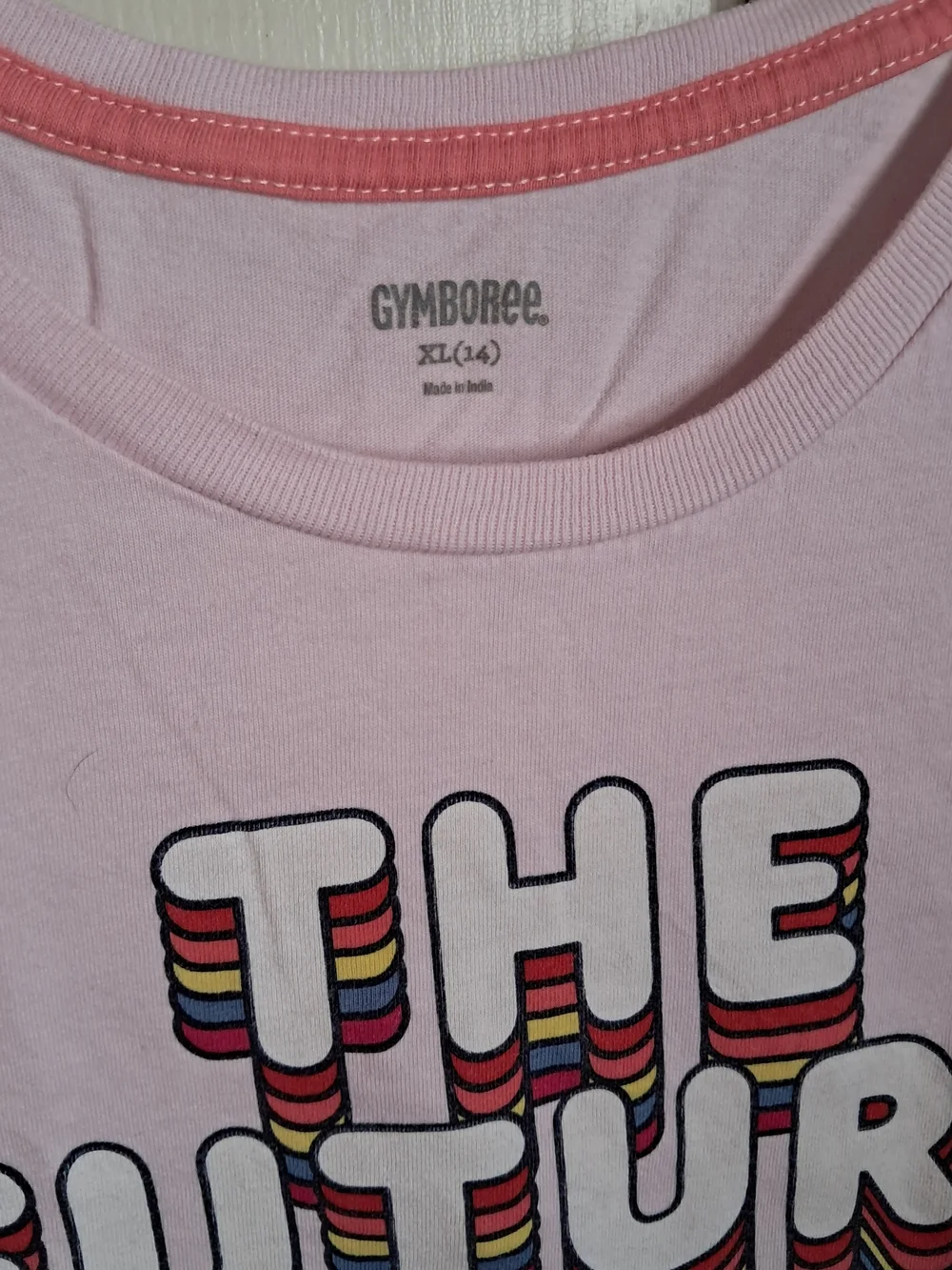 Gymboree Girls' Pink 'The Future Is Ours' Graphic Tee